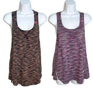 Tangerine Activewear Tanks - Women's Set of 2 - Medium - Gym Wear- Breathable